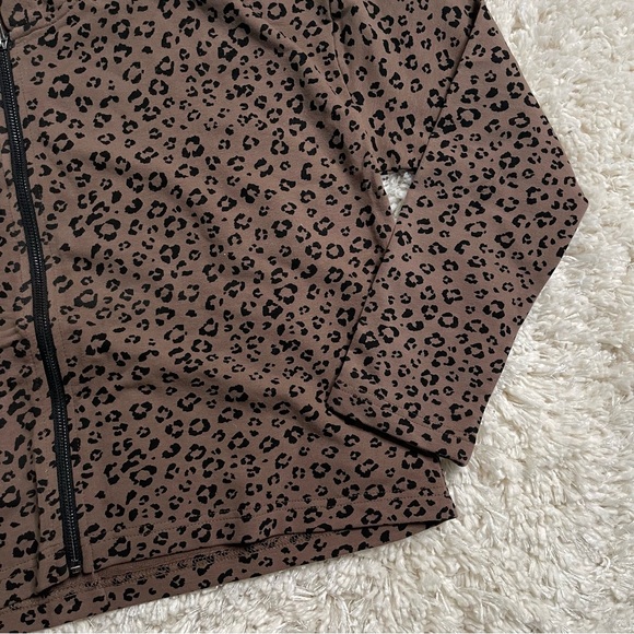 BB Dakota Jacket Women’s Small Leopard Full Zip Hoodie Casual - Picture 2 of 15